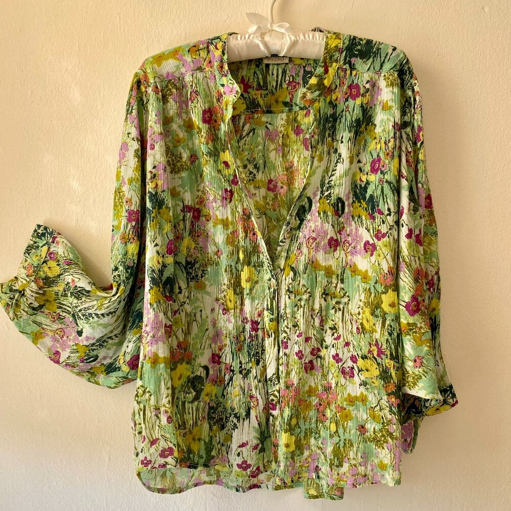 Pilcro for Anthropology Sidney Batwing Shirt, M